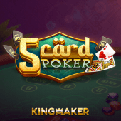 5 Card Poker icon with a fanned poker hand