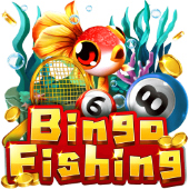 Bingo Fishing icon with a bingo-ball fish