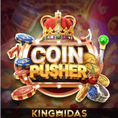 Coin Pusher icon with a shelf of coins