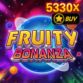 Fruity Bonanza icon with juicy fruit artwork