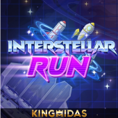 Interstellar Run icon with a starfield trail