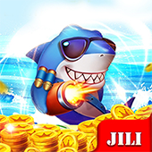 Jackpot Fishing icon with a prize fish and coin