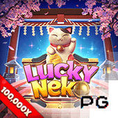 Lucky Neko icon with a waving fortune cat