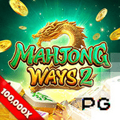 Mahjong Ways 2 icon with stacked mahjong tiles