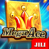 Mega Ace slot icon with golden playing cards