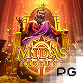 Midas Fortune icon with a golden touch motif