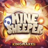 Minesweeper icon with a gem grid and multiplier stars