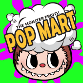 Popmart icon with a blind-box toy figure