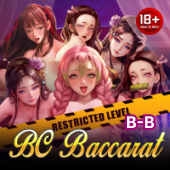 Sexy Blockchain Baccarat B B icon with a styled dealer frame