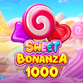 Sweet Bonanza 1000 icon with lollipop symbols
